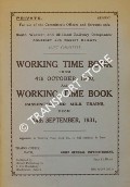 Book cover of Working Time Book from 4th October, 1920, and Working Time Book Passenger and Milk Trains, from 14th September, 1931 by South Western and Midland Railway Companies' Somerset and Dorset Railway
